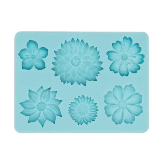Flowers Silicone Fondant Mold by Celebrate It | Michaels